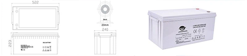 gel 200ah battery size gel 200ah battery size