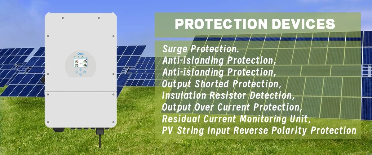 8kw deye hybrid inverter protection function 8kw deye hybrid inverter protection function