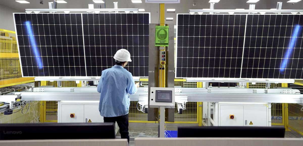 Solar panel testing Solar panel testing