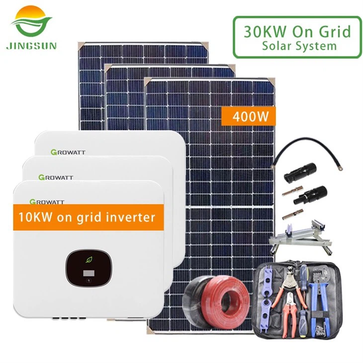30 KW On Grid Solar System
