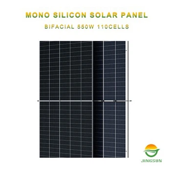 Panneau solaire bifacial 550W