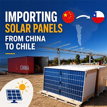Un guide complet pour importer des panneaux solaires de Chine au Chili